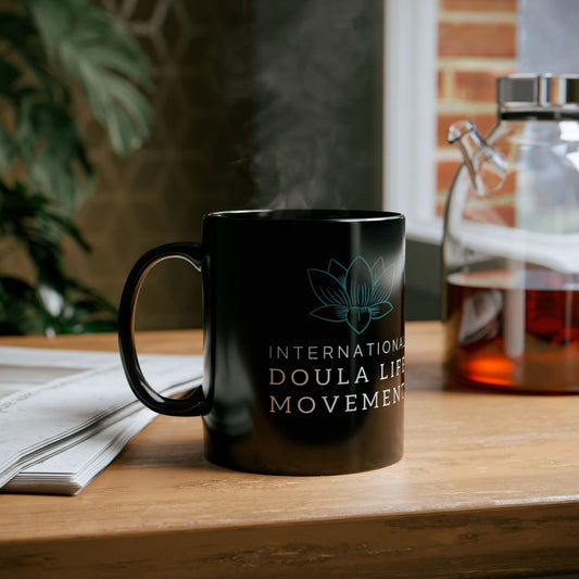 IDLM Black Ceramic Mug